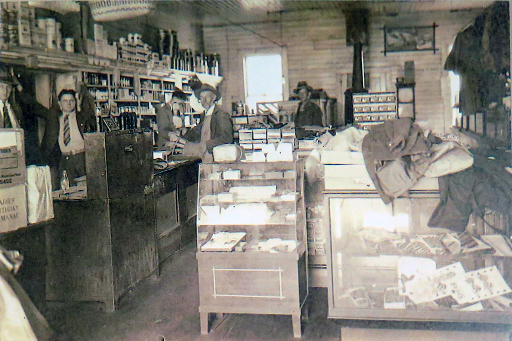 Ingrams Drugstore Main Street, Robbinsville 1940s.