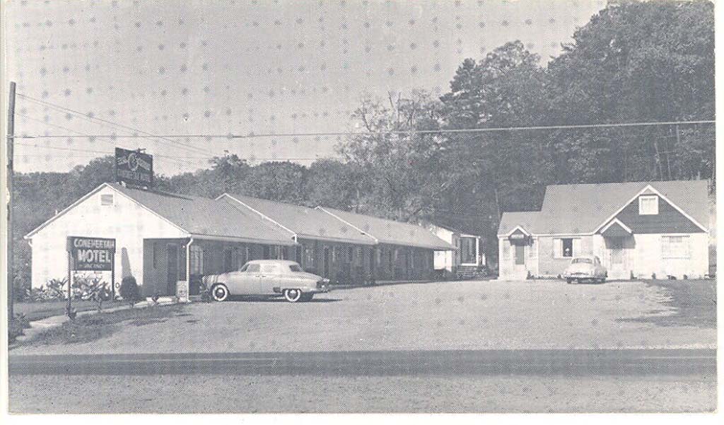 Coheetah Motel, Murphy NC 1940s postcard.