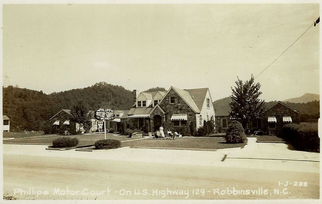 Phillips Motor Court, Robbinsville NC circa 1950