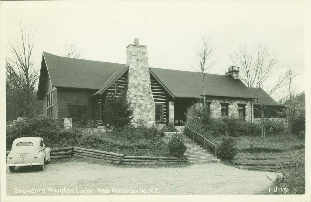 Snowbird Mountain Lodge circa 1950.